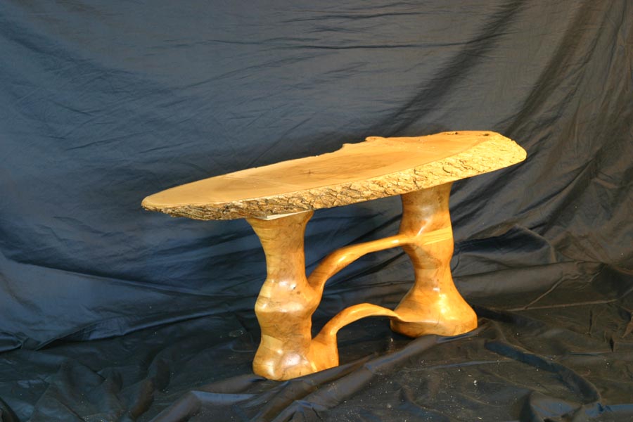 Laminated Maple Side Table