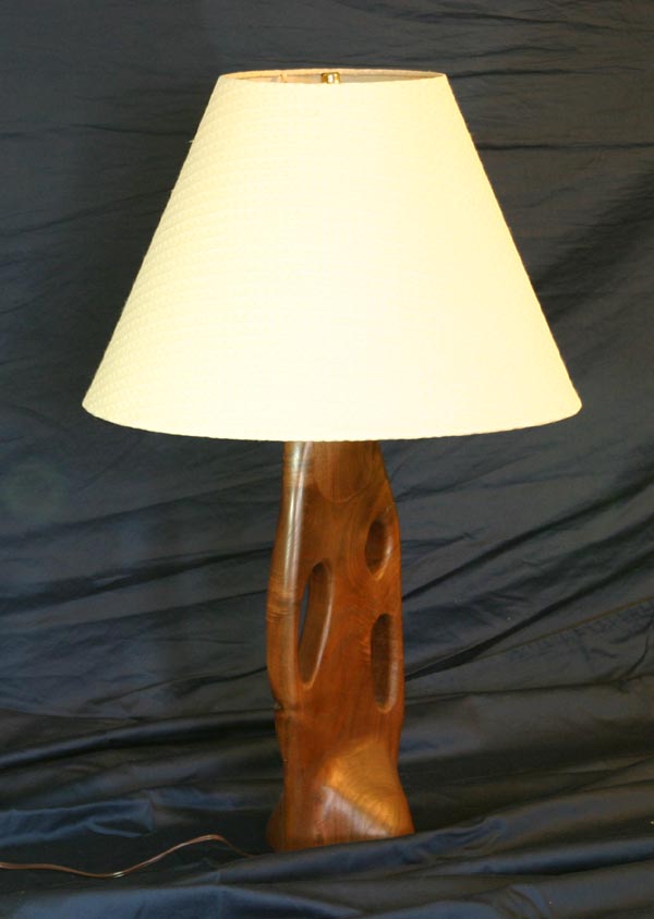 Walnut Lamp